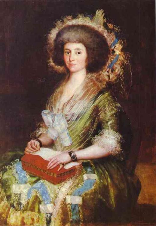 Francisco Jose de Goya Portrait of Senora Bermusezne Kepmasa. Germany oil painting art